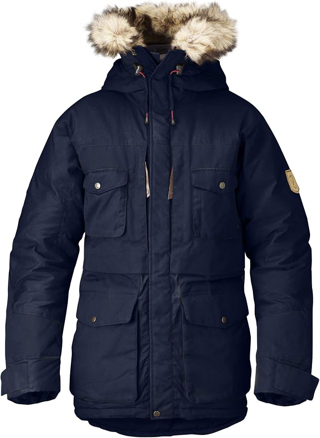 fjällräven snow flake parka dark navy