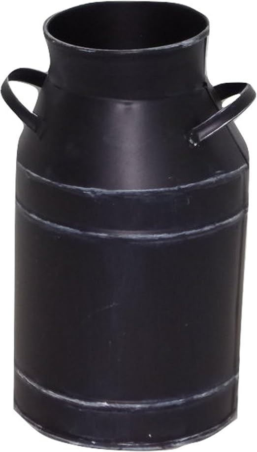 Amazon Com Heart Of America Large Antique Black Milk Can Home