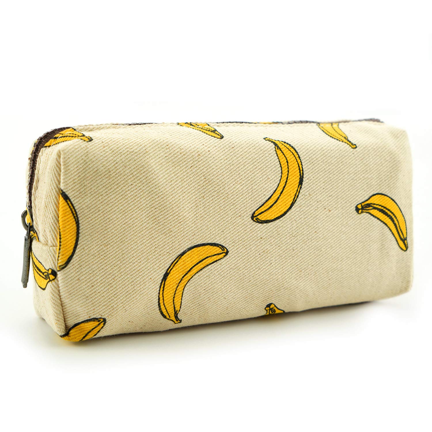 LParkin Cute Banana Pencil Case Pouch Teacher Gift Gadget Bag Make Up Case Cosmetic Bag Stationary Kawaii Pencil Box