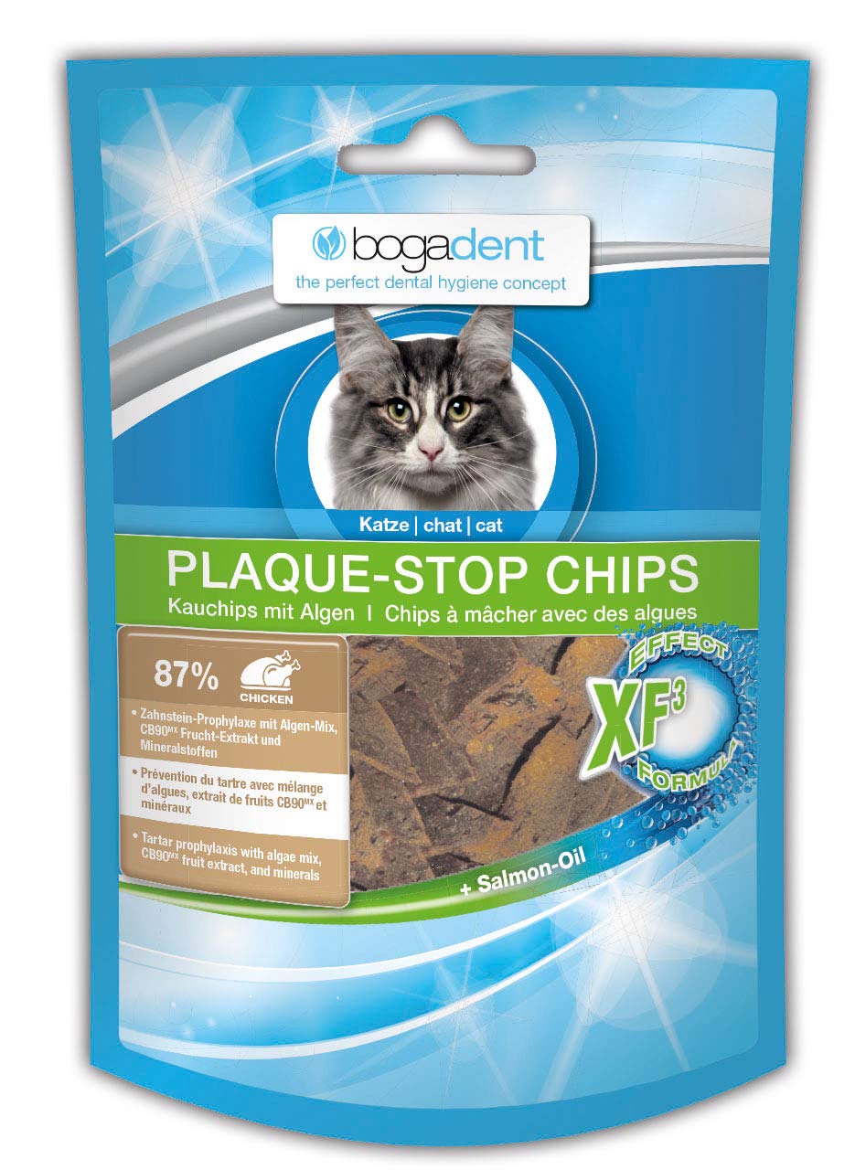 Bogadent Bogar AG Plaque-Stop Chips for Cats, 50 g