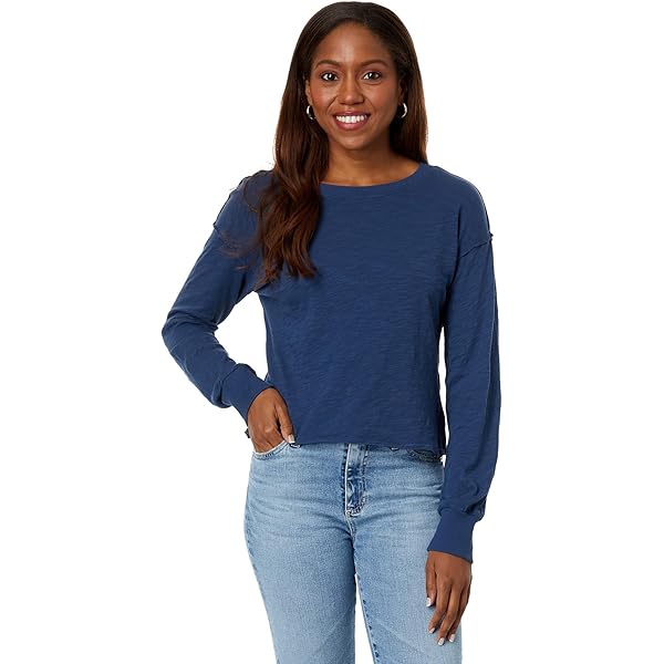 bobi Los Angeles Turtleneck with Shirred Sleeve Detail Black LG at