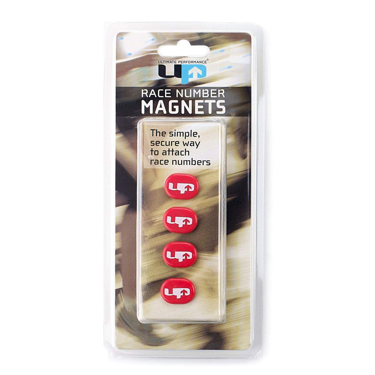 1000 Mile Unisex - Ultimate Performance Race Magnets Set of 4, true red, OSFA UK — image 1