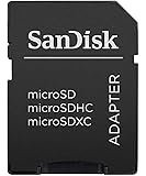 Digital Media Source MicroSD and MicroSDHC to SD Adapter for Smartphones - Non-Retail Packaging - Black