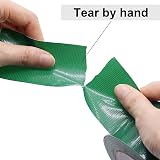 BOMEI PACK 2x Green Duct Tape 230mic Reinforced Cloth Gaffer 48mm x 30Y view 6