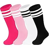 Sarfel Youth Toddler Soccer Socks Kids Baseball Socks Youth Boys Girls Knee High Softball Football Accessories Tube Cotton