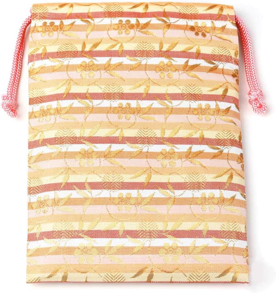 Amazon Co Jp 御朱印帳 袋 京都 西陣織 選べる 巾着 古代柄 小 おしゃれ かわいい 西陣 巾着 朱印帳 納経帳 収納袋 日本製 京都 古代柄巾着小 笹蔓 ホーム キッチン