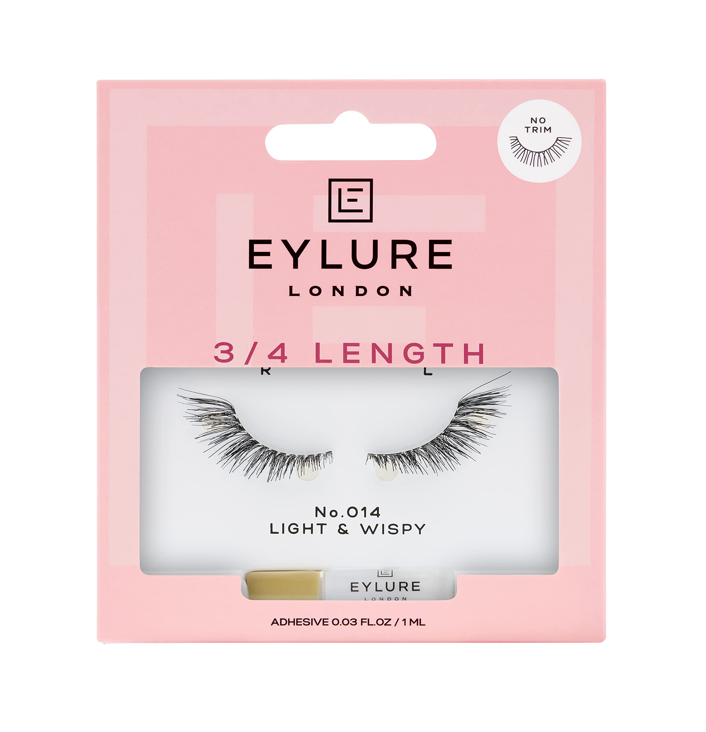 Eylure 3/4 Length No. 014 False Lashes (packaging may vary) — image 1