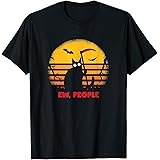 Horror Reaper Cat with Scythe Ew, People Creepy Halloween T-Shirt