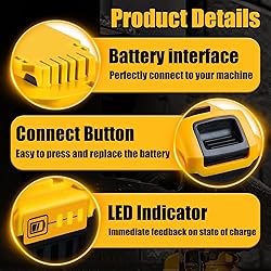 ANTOOLOCKER Replacement for Dewalt 20V Max