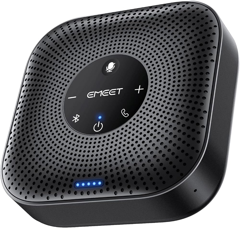 EMEET M0 Plus Conference Speakerphone 4 AI Mics 360° USB C Bluetooth