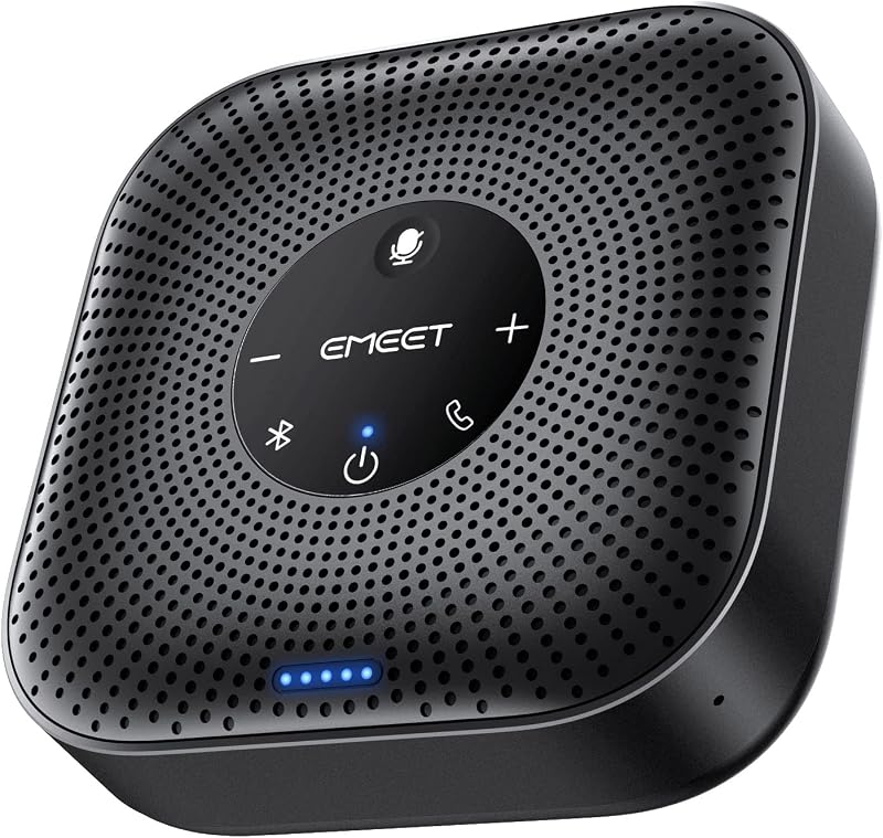 EMEET M0 Plus Conference Speakerphone 4 AI Mics 360° USB C Bluetooth