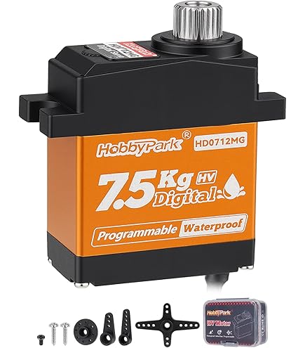 Powerhobby 465MG 24.3 Lbs De Alto Par De Rodamiento De Bolas Dual De Metal Servo Digital .22 Seg/160 Oz @6.0 V Compatible Con Hitec 645- MG / 645 MG - Foto 3