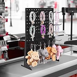 VEVOR Pegboard Display Stand, 17 x 13 Inch Tabletop