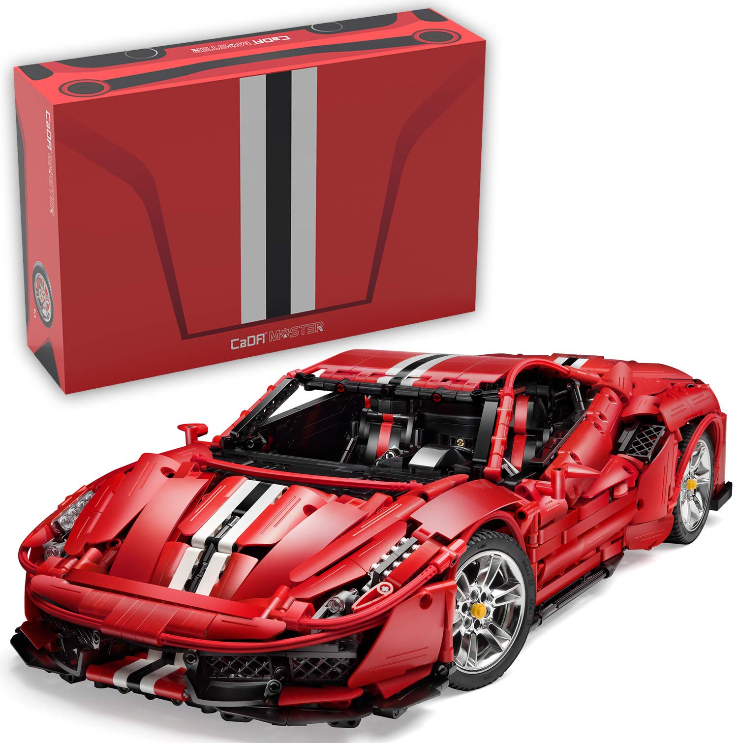 CaDA Bricks Master Series Italian Supercar Set - Non-Motorized Version