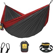 Hamac Portable Ultraléger Wise Owl Outfitters - Bleu Nuit/gris - 1 Place - Neuf