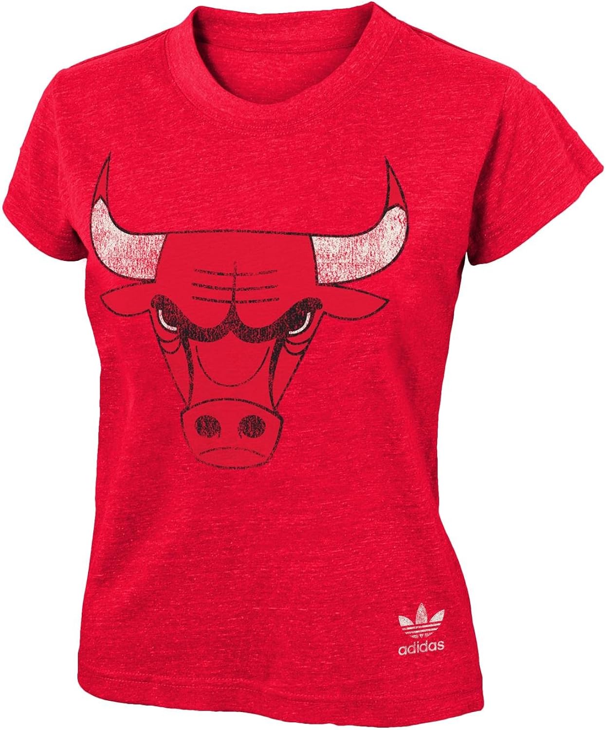 Amazon.com : NBA Chicago Bulls Short Sleeve Vintage Tri-Blend T-Shirt Girl's 7-16 Big Better 