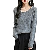 Chanyarn Women's 100% Merino Wool V Neck Sweater 2025 First-Line Ready to Wear Casual Long Sleeve Seamless Knit Sweater