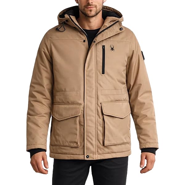 Spyder Nexus Puffer Jacket in Black for Men