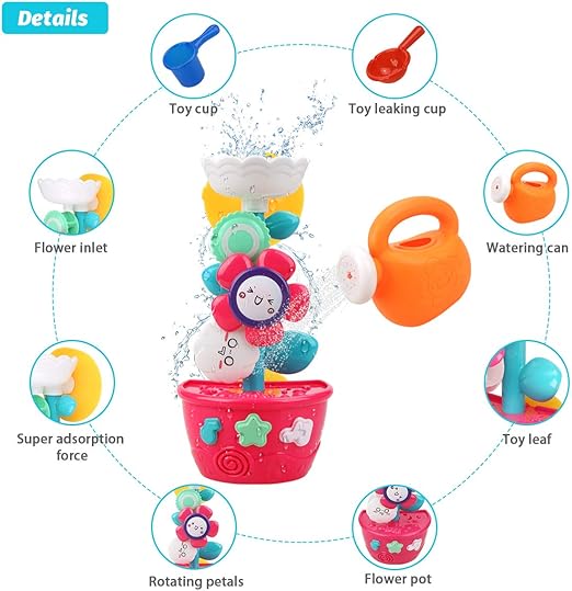 flower bath toy