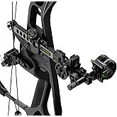 Sanlida Dragon 10 Advanced 3 Pin Hunting Bow Sight, Highly-Visible Micro-Adjustable Hunting Compound Bow Sight for Right Hand