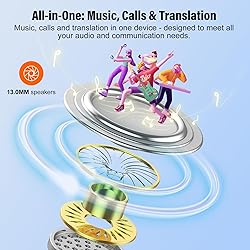 AI Language Translation Earbuds, 3-in-1 Translator