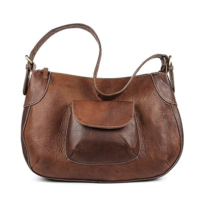 Goatter Womens Soft Leather Multi Functional Handbag (Brown,Got-1611)
