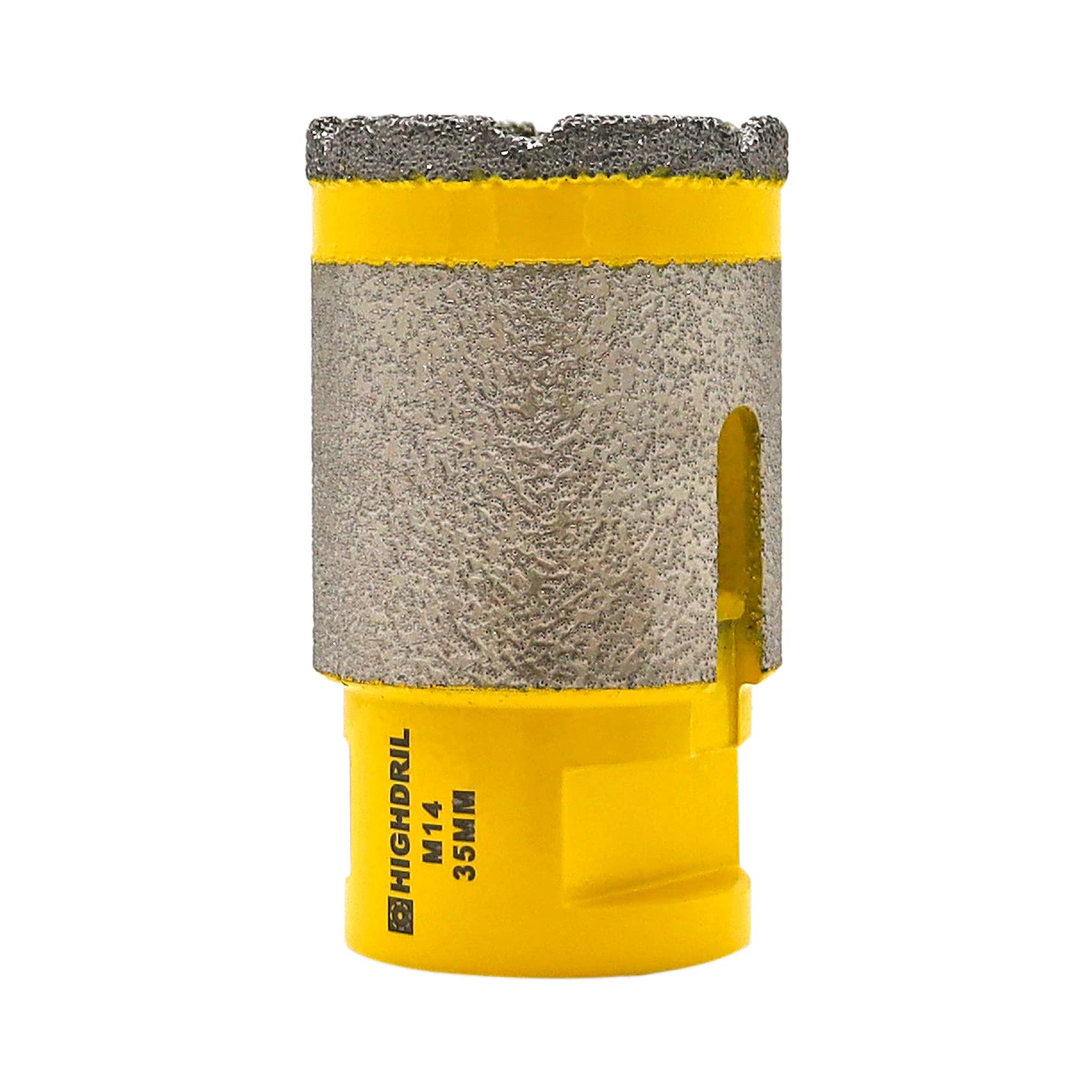 HIGHDRIL Diamond Finger Milling bit - 35MM Dry Drilling Core Bit for Drilling Milling Enlarging Holes in Ceramic Porcelain Tile Marble Granite Artificial Stone