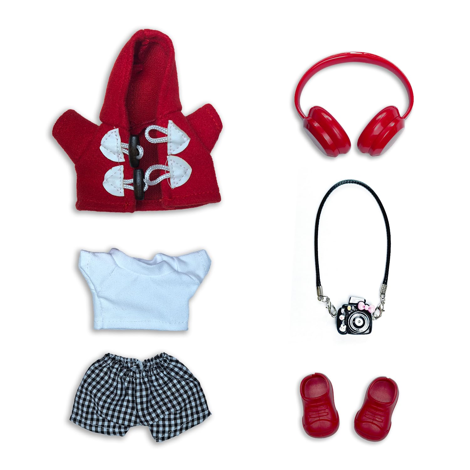 Photo 1 of 17cm Doll Clothes Set Fashion Doll Clohtes with Accessories of Doll Clothing Suitable for Various Outfits of Dolls (Style J)