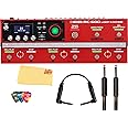 Boss RC-600 Loop Station Pedal Bundle with Instrument Cable, Patch Cable, Picks, and Austin Bazaar Polishing Cloth