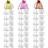 KFPPLXQ Heel Protectors for Grass, 21 Pairs, 4 Sizes, Clear | Heel Stoppers for Grass, Heel Covers for High Heel Shoe, High Heel Protectors for Grass, Heel Caps for Wedding Shoes, Clear