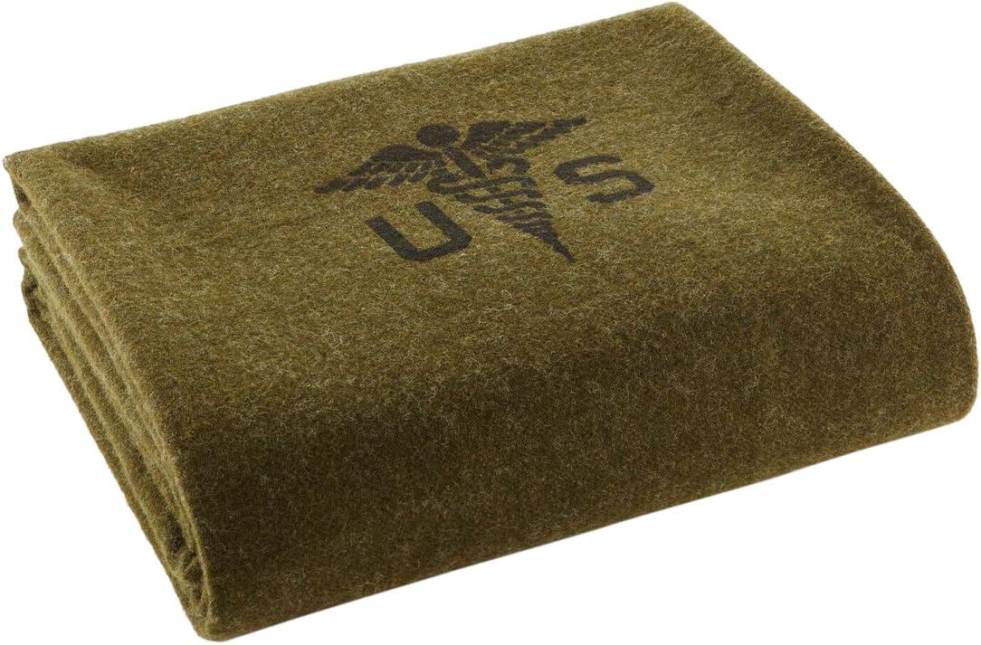 Faribault Woolen Mill Army Foot Soldier Medic Blanket