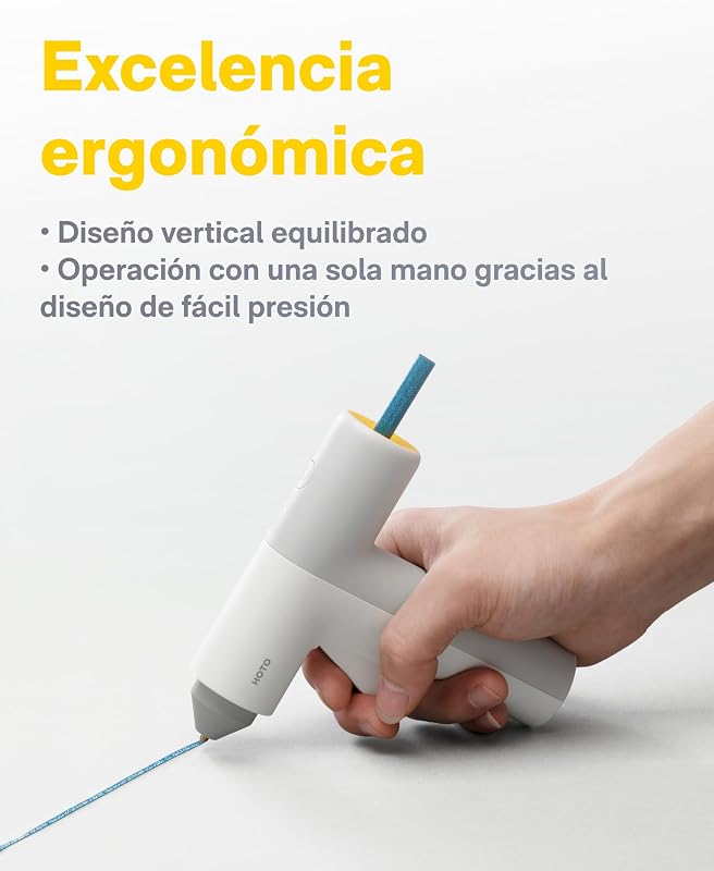 Pistola de silicone quente sem fios, 10 bares, aquecimento 30S