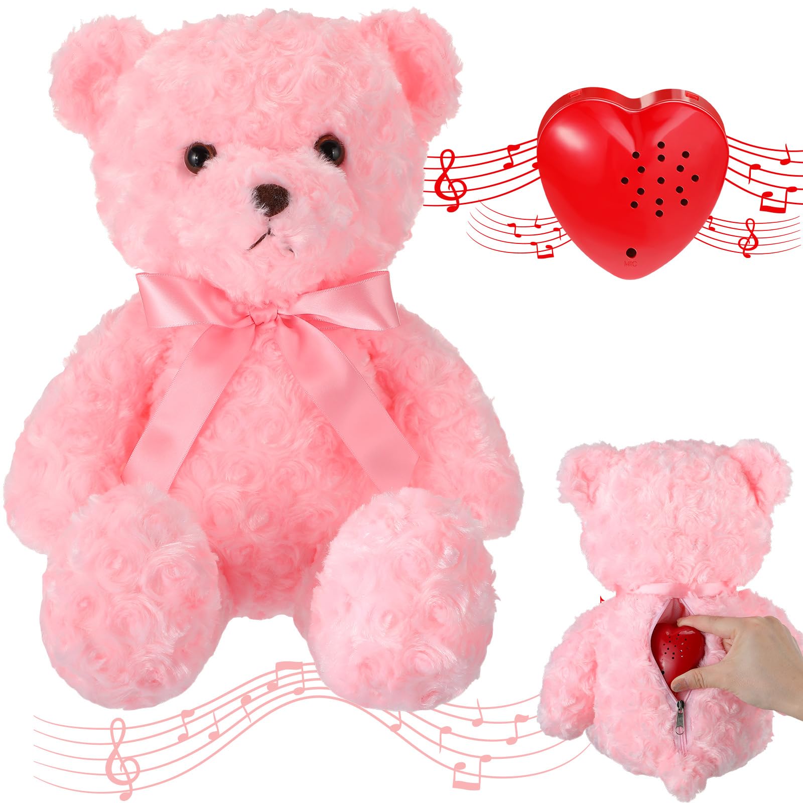 Hungdao Bear Stuffed Animal With Voice Recorder