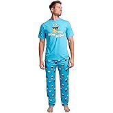 Sesame Street Cookie Monster Men's 2-Pack Pajama Set