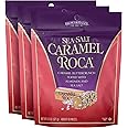 Brown & Haley Sea Salt CARAMEL ROCA Stand-up Pouch, Individually Wrapped Caramel Buttercrunch Toffee, 4.5 Ounces (Pack of 3)
