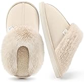Aomigoct Womens Fuzzy House Slippers: Warm Plush & Non-Slip for Everyday Soft - The Perfect Thoughtful Gift for Mom & Grandma in Winter