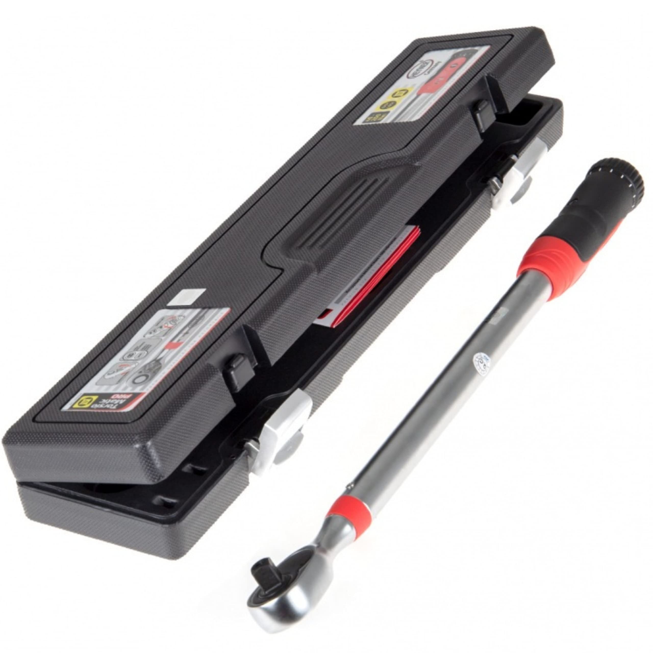 HEYNER Professional Torque Wrench 1/2 inch Drive 40-200nM Convex Lens Scale Torsiomatic H348000