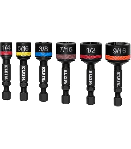 Amazon.com: Milwaukee 49-66-4563 5 Piece Insert Nut Drive Set