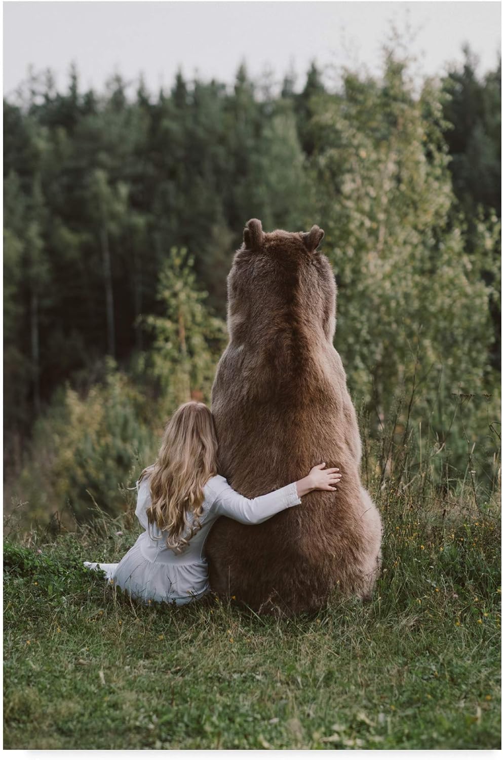 Trademark Fine Art Bear Friend by Olga 