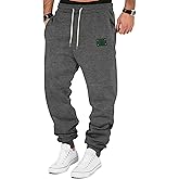 TAFLE Men's Fleece Sweatpants Warm Winter Pants Athletic Drawstring Jogger Pants with Pockets