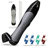 PMD Beauty Personal Microderm Man - At-Home Microdermabrasion Machine with Kit for Face & Body - Exfoliating Crystals and Vacuum Suction for Bold and Striking Skin