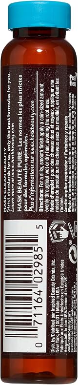HASK Argan Oil Shine Vial Repairing Hair Oil 18ml Pack of 2 view 8