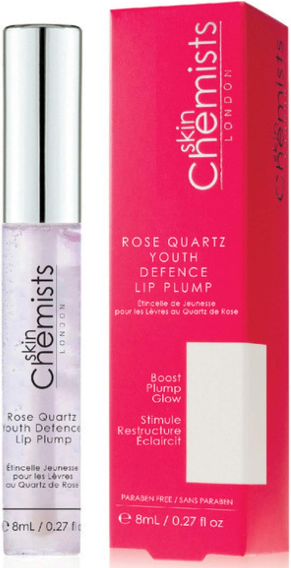 SKINCHEMISTS ROSE QUARTZ YOUTH DEFENCE LIP PLUMP 8ML