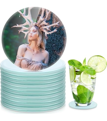 Amazon.com: Can Chilling Coaster 4 Piece Set by Sea Stones- Four 4