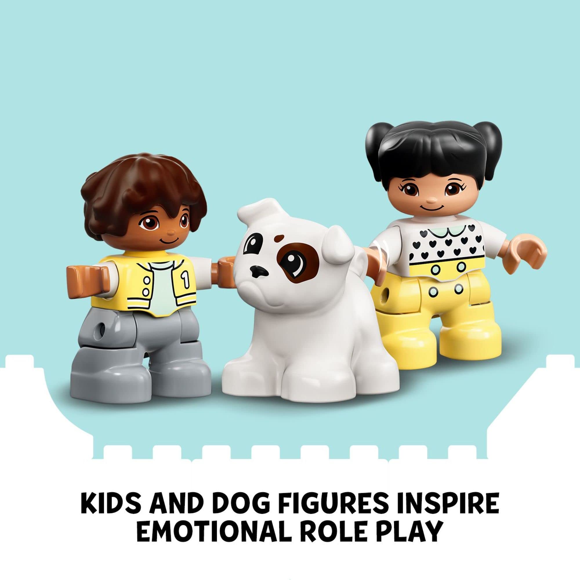 LEGO DUPLO Number Train Toy - Learn to Count - Building Blocks for Toddlers, Girls & Boys, Ages 1.5+ - Sensory Toys for Early Development & Cognitive Skills - Gift for Christmas - 10954