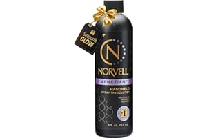 Norvell Premium Spray Tan Solution Venetian 8 fl oz – Professional Sunless Tanning Formula for Natural Bronze Glow, Streak-Free, Fast-Drying, Long-Lasting Color