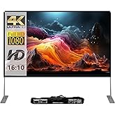 100 Inch Projector Screen and Stand: Portable Projector Screen 4K HD with Carry Bag for Outdoor Indoor Home Theater Backyard Cinema Travel