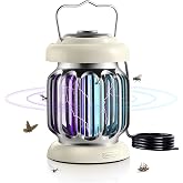 GeckoMan Hybrid Spectrum Bug Zapper Indoor Fly Zapper Mosquito Zapper | Waterproof Switch, Hybrid Spectrum, Indoor&amp;Outdoor, Patio Garden Yard Home Kills Mosquitoes and Flies