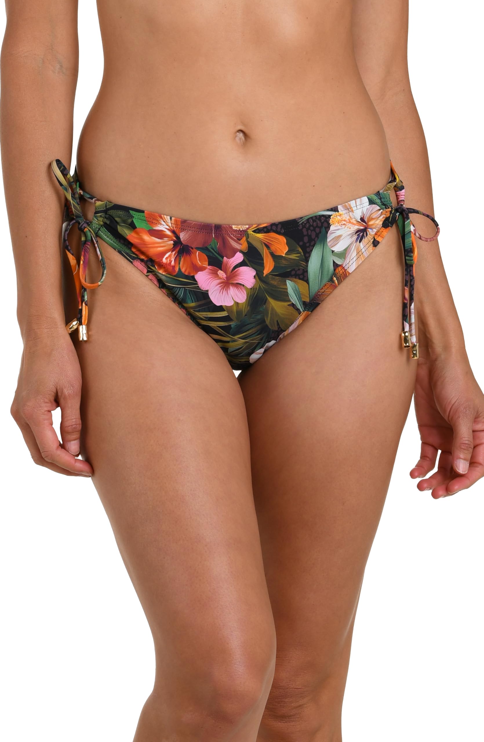 La Blanca Women’s Side Tie Hipster Bikini Bottom, Multi, 14
