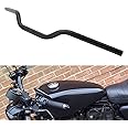 AnXin 7/8" 22MM Drag Handlebars Tracker Handle Bars Universal For Sportster XL 883 1200 Bobber Custom Chopper Softail Dyna Euro Style Black